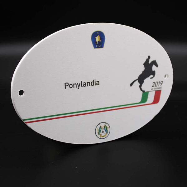 Targa per Box - Serie Light