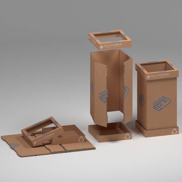 Cestino Ecosostenibile ad Incastro