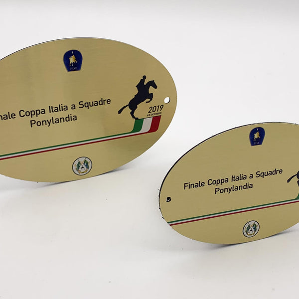 Targa per Box - Serie Platinum